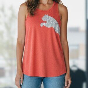 Puma Orange Graphic Tank